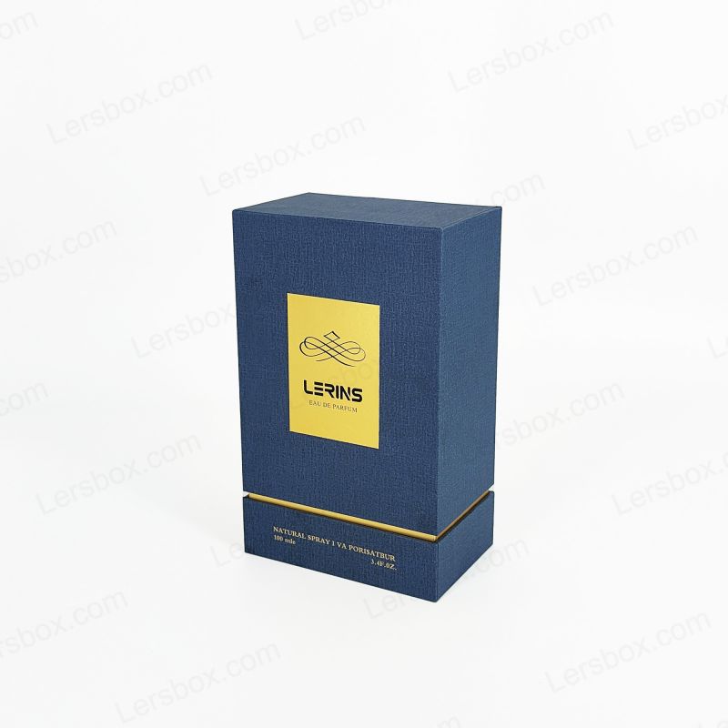 Logo Gold Foil Kemasan Parfum Kaku dengan Premium EVA Tray Interior HP004