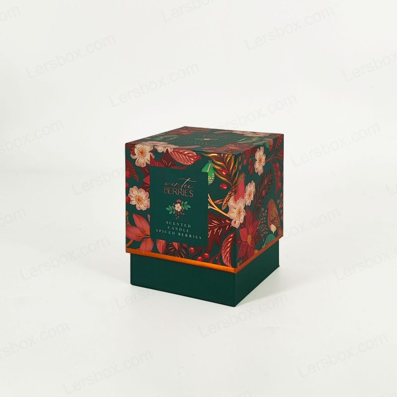 Kotak parfum foil emas dengan baki busa eva dan desain buatan tangan kokoh HP022