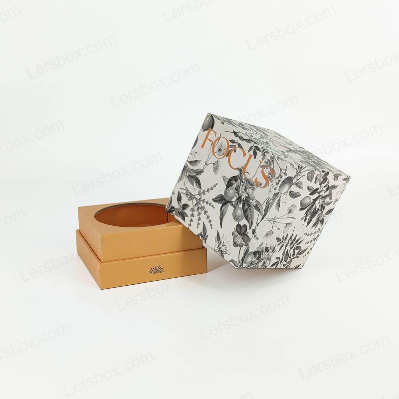 Kotak parfum foil emas dengan baki busa eva dan desain buatan tangan kokoh HP022