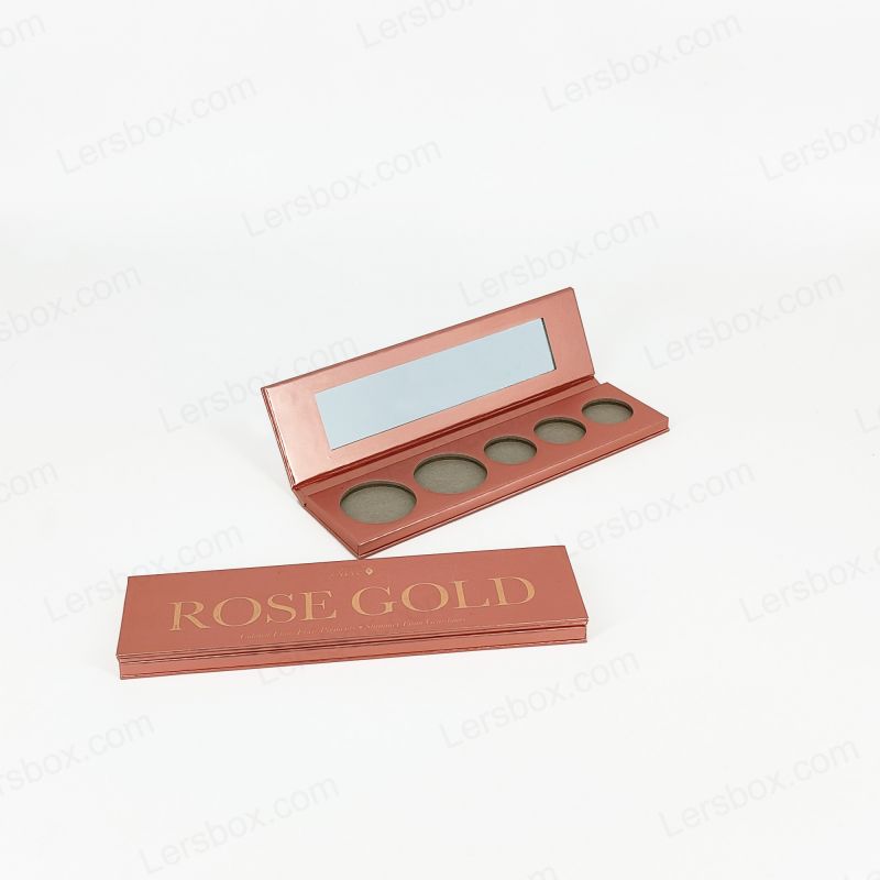 Palet eyeshadow magnetik yang dapat disesuaikan makeup mata berkualitas tinggi dengan warna kulit gelap ps cermin pigmen panci kecantikan kosong 004