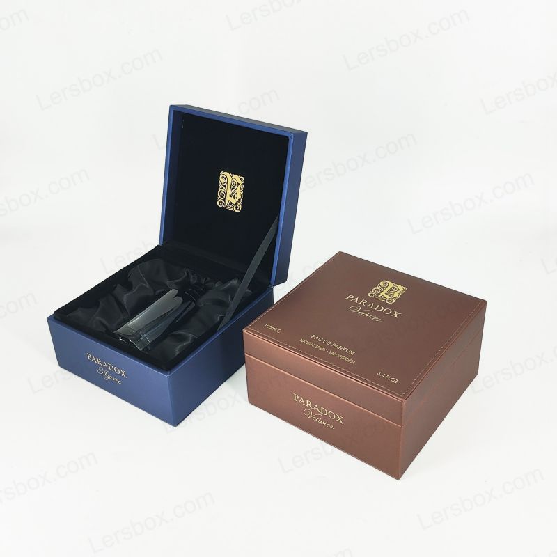 Kotak kulit PU yang tahan lama dan penuh gaya dengan desain khusus untuk kebutuhan ritel, hadiah, dan penyimpanan PU002